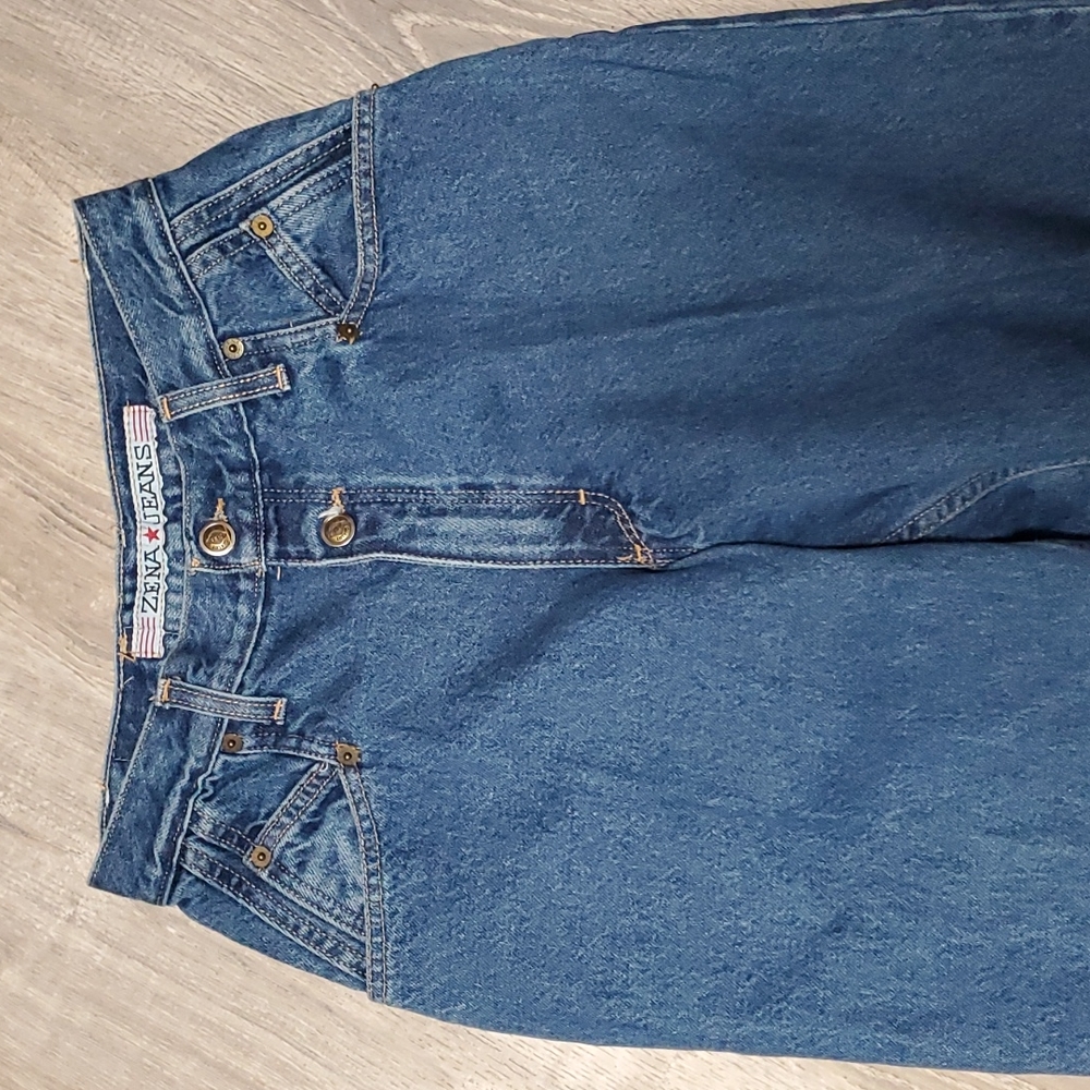 Vintage Zena 90s Y2K High Waist Mom Jeans Blue Women’s Size 8P